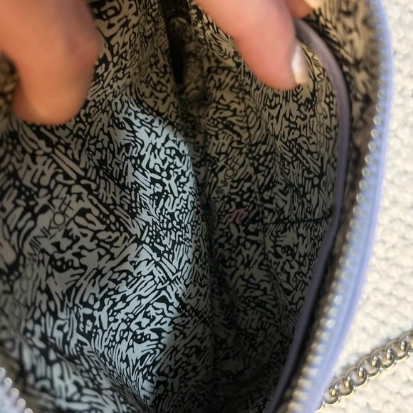 Rebecca Minkoff Mini Mac Bag in Color Periwinkle 100% Leather EUC - Picture 5 of 5